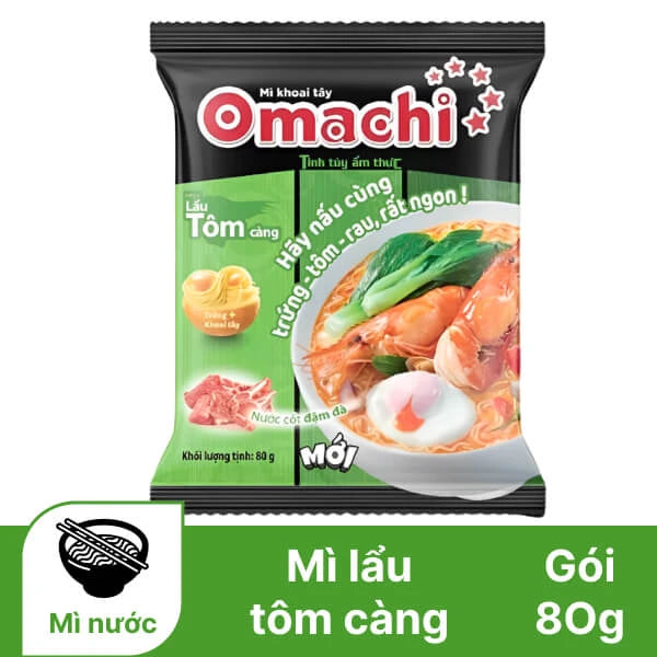 Omachi Hot & Sour Shrimp Flavor Noodles