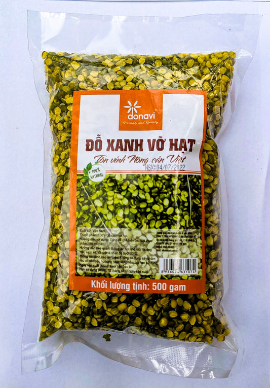 Hulled Split Mung Beans