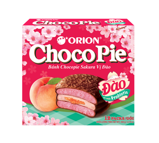 ChocoPie Peach Flavor Cakes