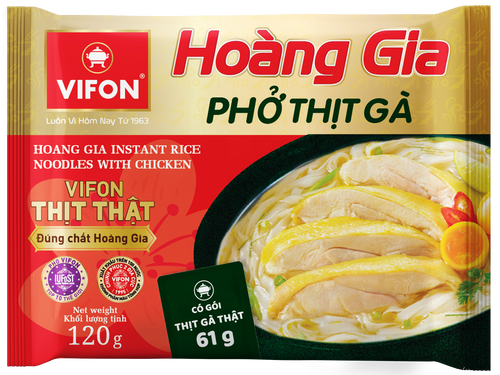 Vifon Hoang Gia Chicken Pho (with Real Meat Pack)