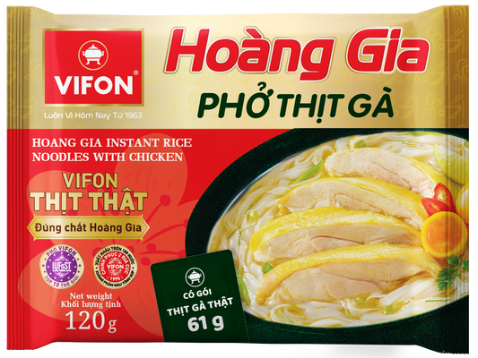 Vifon Hoang Gia Chicken Pho (with Real Meat Pack)