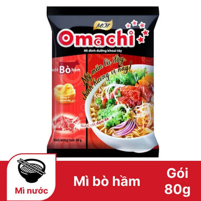 Omachi Braised Beef Sauce Flavor Noodles