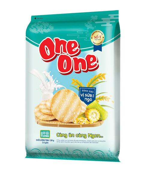 One One Corn Milk Flavor Rice Crackers