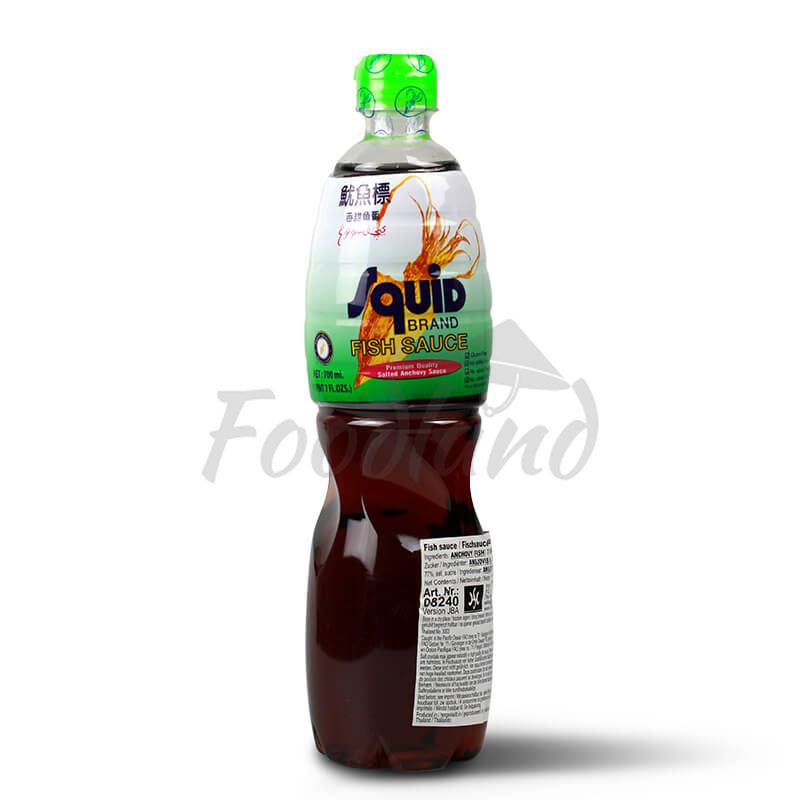 Squid Brand Fish Sauce (Con Muc Brand), Plastic Bottle